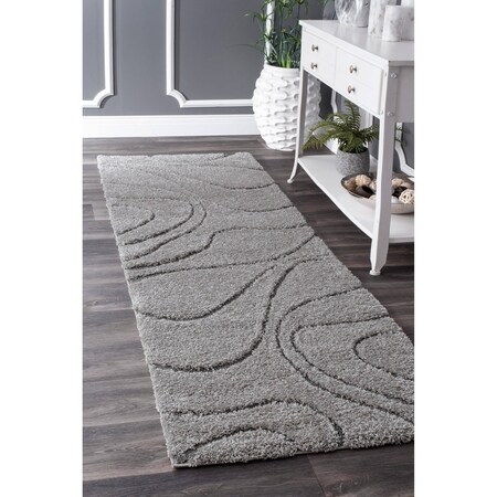 Nuloom Carolyn Modern Shag Area Rug 2ft 6in x 6ft OZSG08C-2606